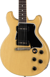 Enkel gesneden elektrische gitaar Gibson Custom Shop 1960 Les Paul Special Double Cut Reissue - Vos tv yellow