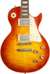 Enkel gesneden elektrische gitaar Gibson Custom Shop 1960 Les Paul Standard Reissue #001144 - Murphy lab light aged tomato soup burst 