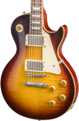 Enkel gesneden elektrische gitaar Gibson Custom Shop Burstdriver Les Paul Standard - Vos havana fade