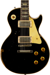 Single cut gitaar  Gibson Custom Shop M2M 1958 Les Paul Standard #85546 - Murphy lab light aged ebony o. gold