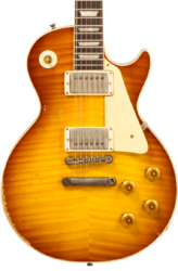 Enkel gesneden elektrische gitaar Gibson Custom Shop M2M 1959 Les Paul Standard Reissue #942047 - Murphy Lab Ultra Heavy Aged Golden Poppy Burst