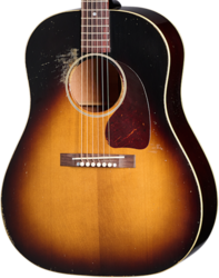 Folk gitaar Gibson Custom Shop Murphy Lab 1942 Banner J-45 - Heavy Aged Vintage Sunburst