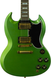 Double cut gitaar Gibson Custom Shop SG Custom Modern #CS500857 - Murphy Lab Light Aged Verdoro Green