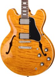 Semi hollow elektriche gitaar Gibson ES-335 Figured Custom Color - Honey amber