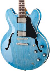 Semi hollow elektriche gitaar Gibson ES-335 Custom Color - Ocean blue