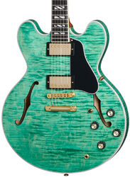 Semi hollow elektriche gitaar Gibson ES Supreme - Seafoam green