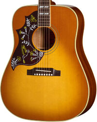 Linkshandige folkgitaar Gibson Hummingbird Original LH (Baggs HiFi DNA Preamp) - Heritage Cherry Sunburst