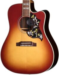 Folk gitaar Gibson Hummingbird Standard Rosewood EC - Rosewood burst