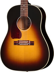 Folk gitaar Gibson J-45 Standard 12-String LH (Baggs HiFi DNA Preamp) - Vintage sunburst