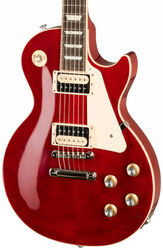Enkel gesneden elektrische gitaar Gibson Les Paul Classic - Trans cherry