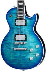 Enkel gesneden elektrische gitaar Gibson Les Paul Modern Figured - Cobalt burst
