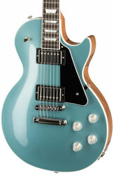 Enkel gesneden elektrische gitaar Gibson Les Paul Modern - Faded pelham blue top