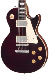 Enkel gesneden elektrische gitaar Gibson Les Paul Standard 50s Figured Custom Color - Translucent oxblood