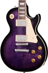 Single cut gitaar Gibson Original Les Paul Standard 50s Figured Top - Dark Purple Burst