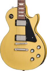 Enkel gesneden elektrische gitaar Gibson Les Paul Standard 60s Mahogany Top - Tv yellow