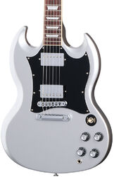 Guitarra eléctrica de doble corte. Gibson SG Standard Custom Color - Silver mist