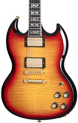 Guitarra eléctrica de doble corte. Gibson SG Supreme - Fireburst