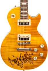 Enkel gesneden elektrische gitaar Gibson Signed Slash Les Paul Standard 50’s #206630069 - Appetite amber