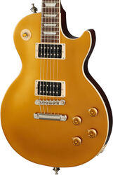 Enkel gesneden elektrische gitaar Gibson Slash Victoria Les Paul Standard Goldtop - Gold