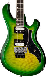 Double cut gitaar Gibson Victory Floyd Rose - Iguana Burst
