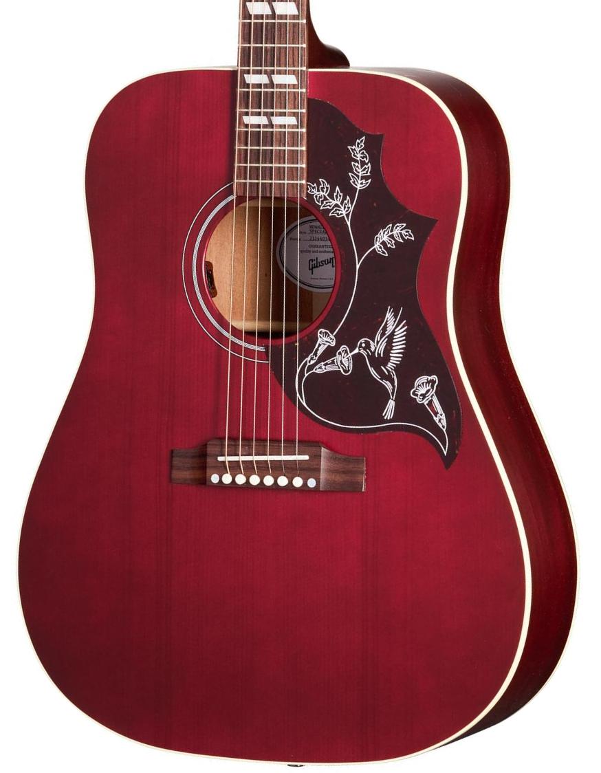 Volksgitaar Gibson Modern Hummingbird Special - Satin wine red