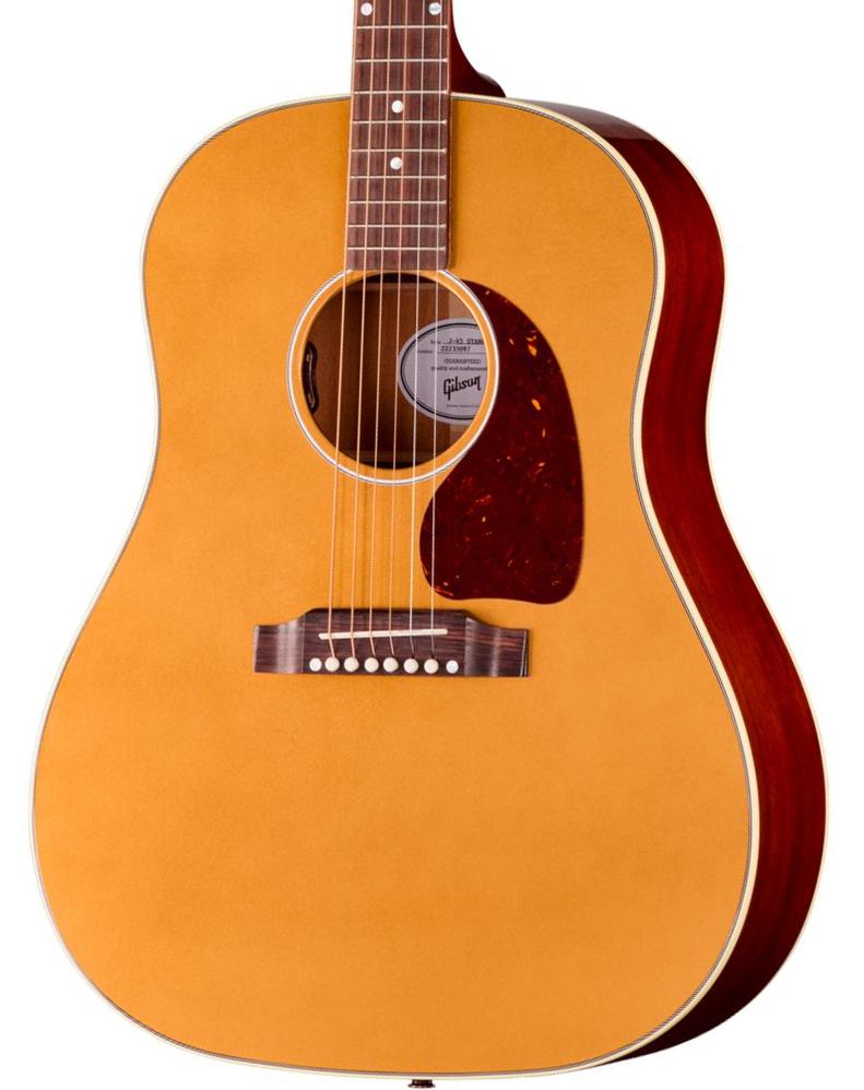 Folk gitaar Gibson J-45 Standard (Baggs HiFi DNA Preamp) - Goldtop