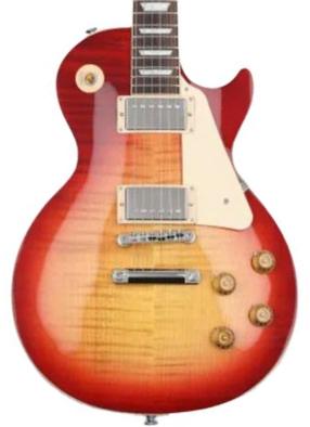 Enkel gesneden elektrische gitaar Gibson Les Paul Standard 50s AAA Top - Heritage Cherry Sunburst