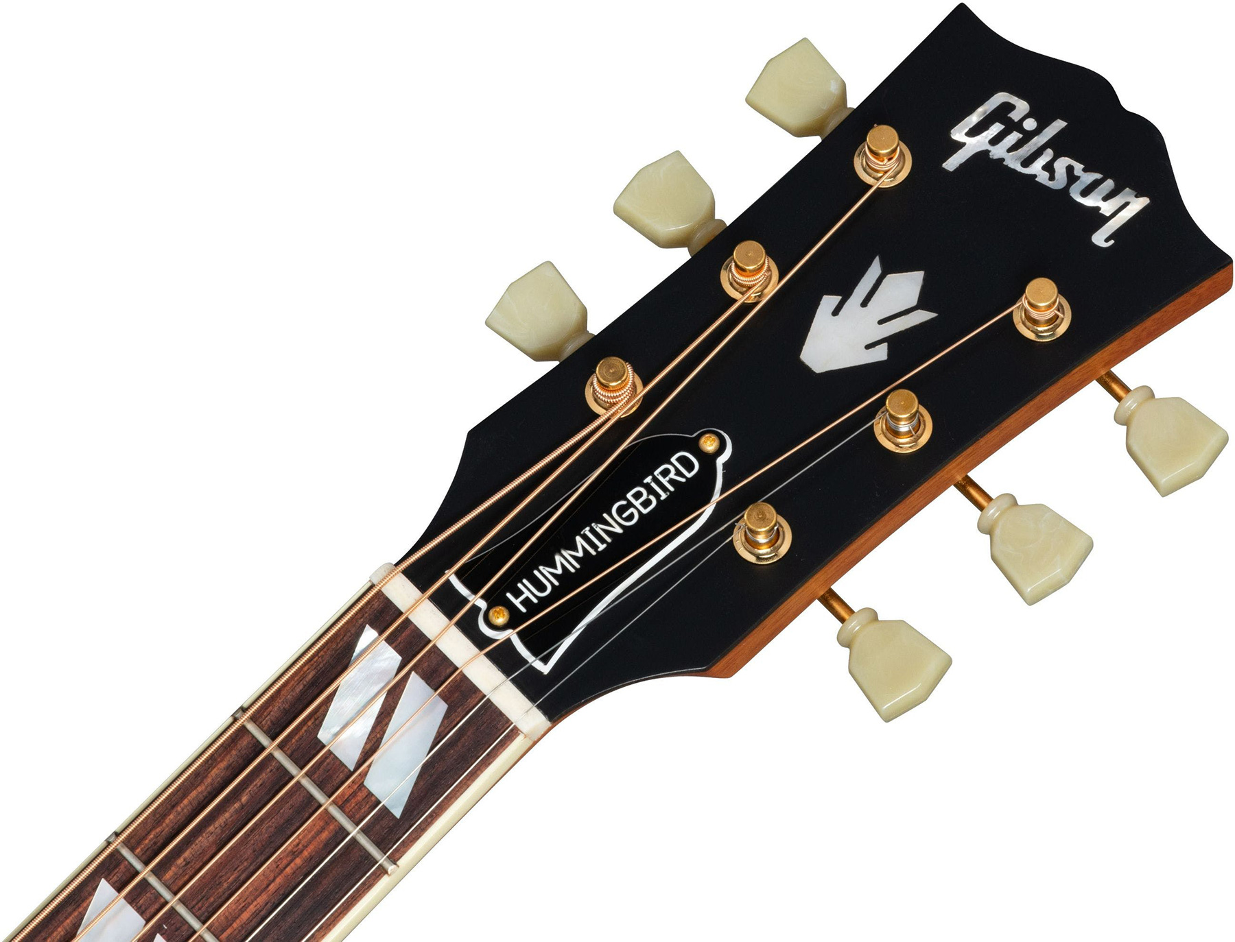 Gibson Hummingbird Faded Original Dreadnought Epicea Acajou Rw - Antique Natural - Westerngitaar & electro - Variation 4