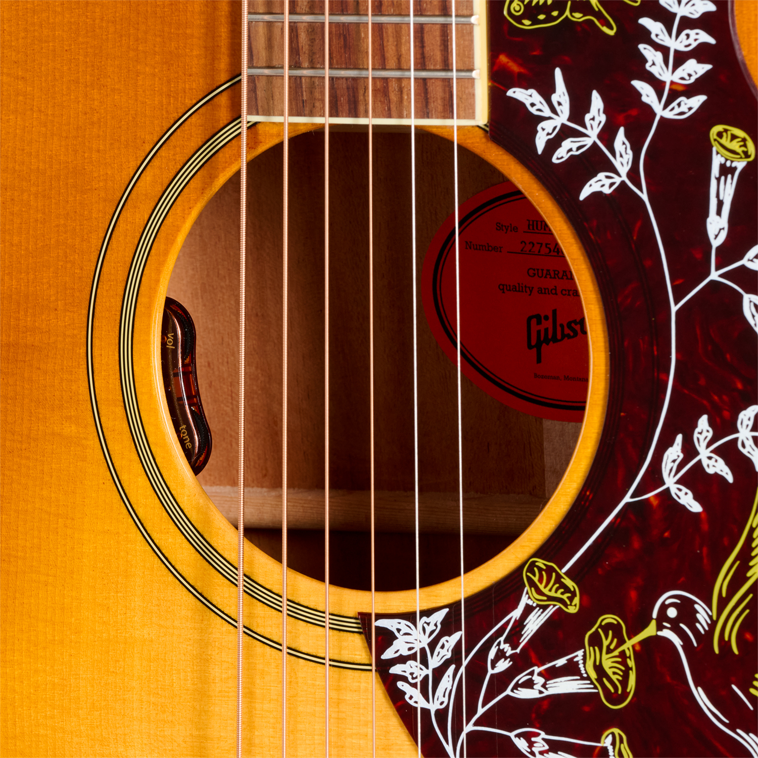 Gibson Hummingbird Original (baggs Hifi Dna) Dreadnought Epicea Acajou Rw - Heritage Cherry Sunburst - Folk gitaar - Variation 4