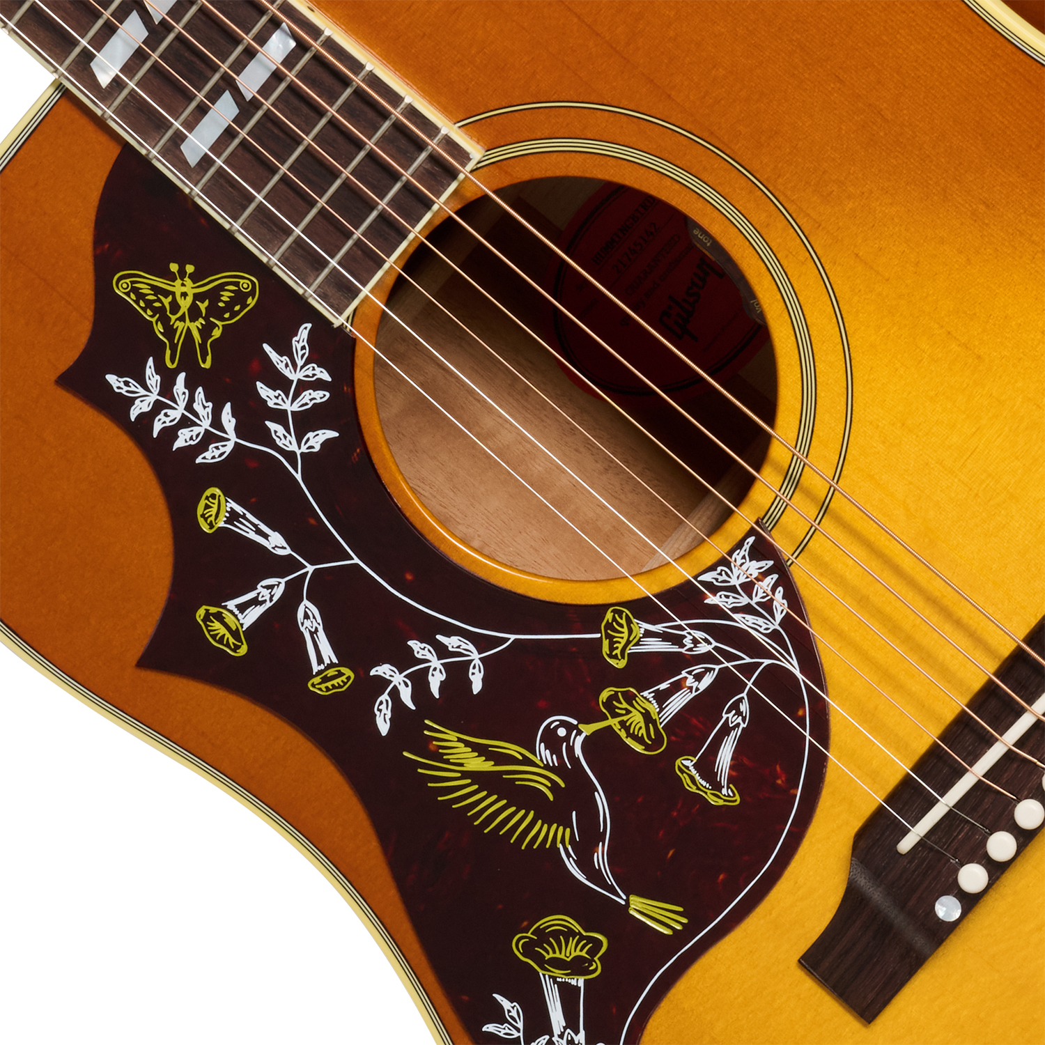 Gibson Hummingbird Original Lh (baggs Hifi Dna) Dreadnought Gaucher Epicea Acajou Rw - Heritage Cherry Sunburst - Linkshandige folkgitaar - Variation 