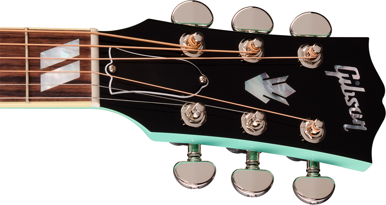 Gibson Hummingbird Standard (baggs Hifi Dna) Dreadnought Epicea Acajou Rw - Southwestern Turquoise - Folk gitaar - Variation 5
