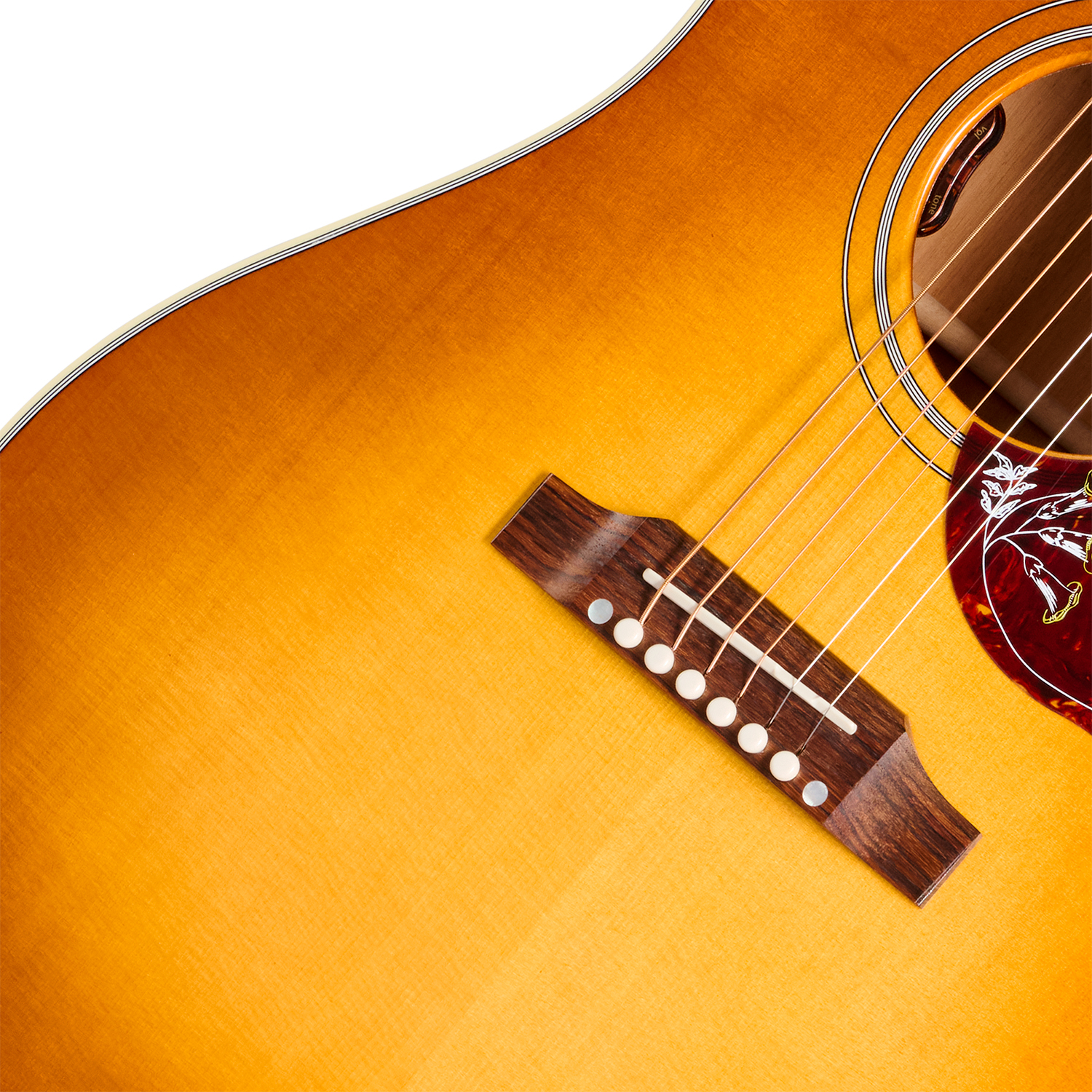 Gibson Hummingbird Standard Ec (baggs Hifi Dna) Dreadnought Cw Epicea Acajou Rw - Heritage Cherry Sunburst - Folk gitaar - Variation 3