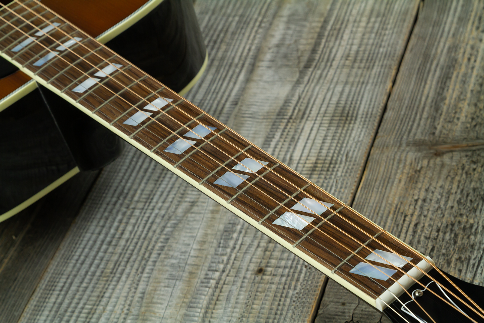 Gibson Hummingbird Standard Modern Dreadnought Epicea Acajou Rw - Honey Burst - Folk gitaar - Variation 10