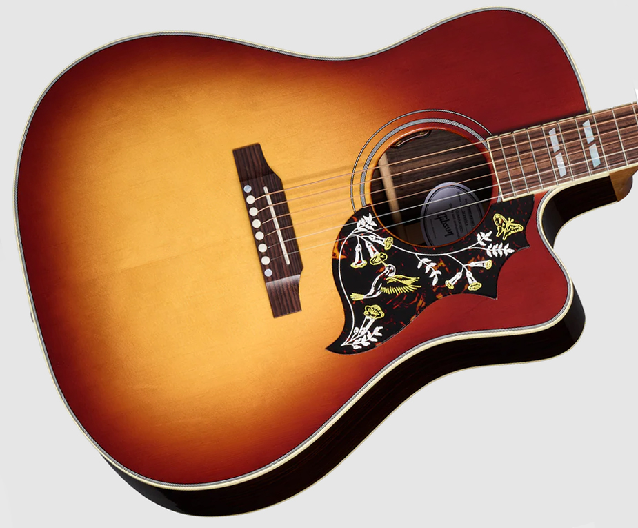 Gibson Hummingbird Standard Rosewood Ec Epicea Palissandre Rw - Rosewood Burst - Folk gitaar - Variation 3