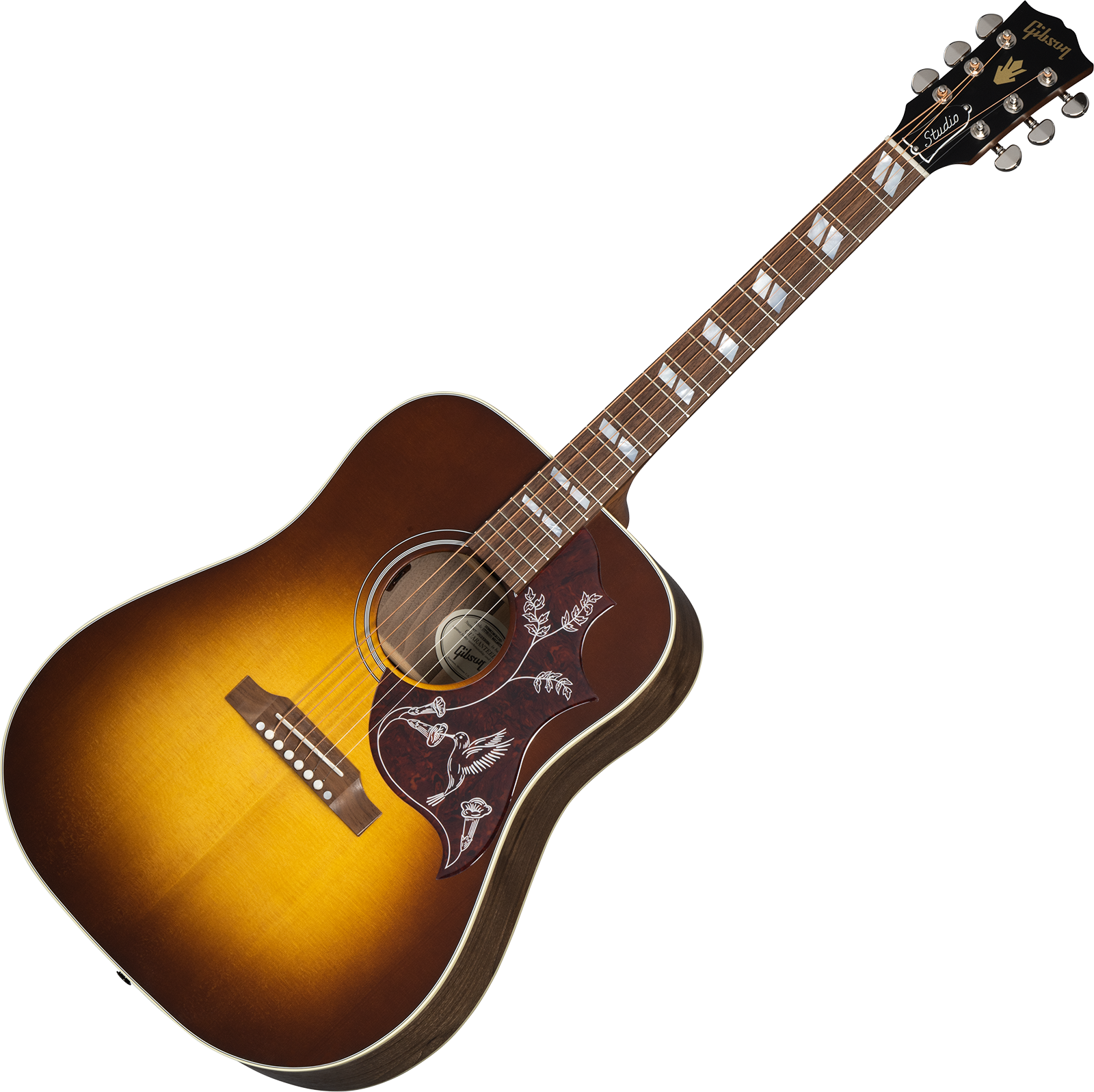 Gibson Hummingbird Studio Walnut Modern 2024 Dreadnought Epicea Noyer Noy - Vintage Sunburst - Volksgitaar - Variation 1