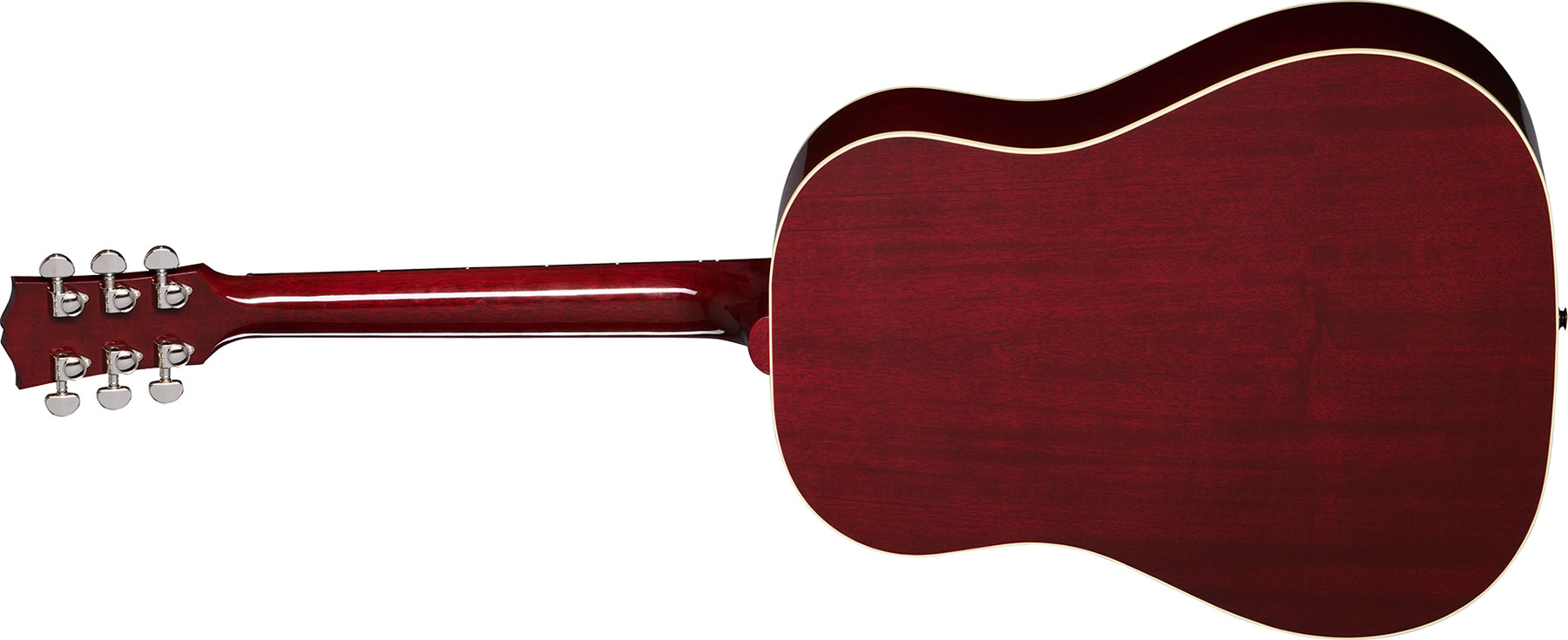 Gibson J-45 Special Dreadnought Epicea Acajou Rw - Satin Wine Red - Volksgitaar - Variation 1