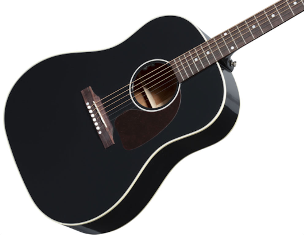 Gibson J-45 Standard Modern Dreadnought Epicea Acajou Rw - Ebony - Volksgitaar - Variation 3