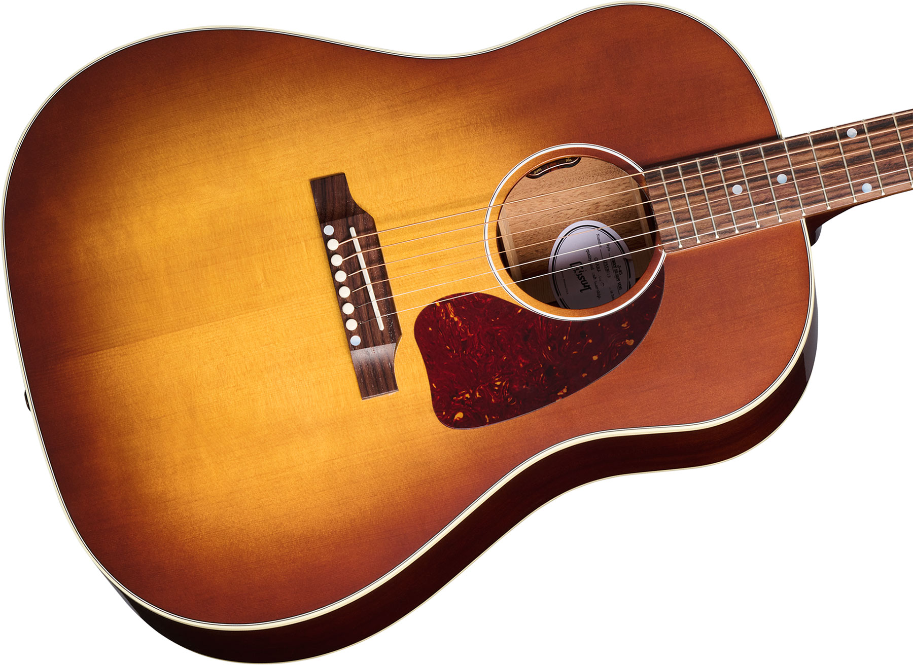 Gibson J-45 Standard Modern Dreadnought Epicea Acajou Rw - Vos Honey Burst - Volksgitaar - Variation 3