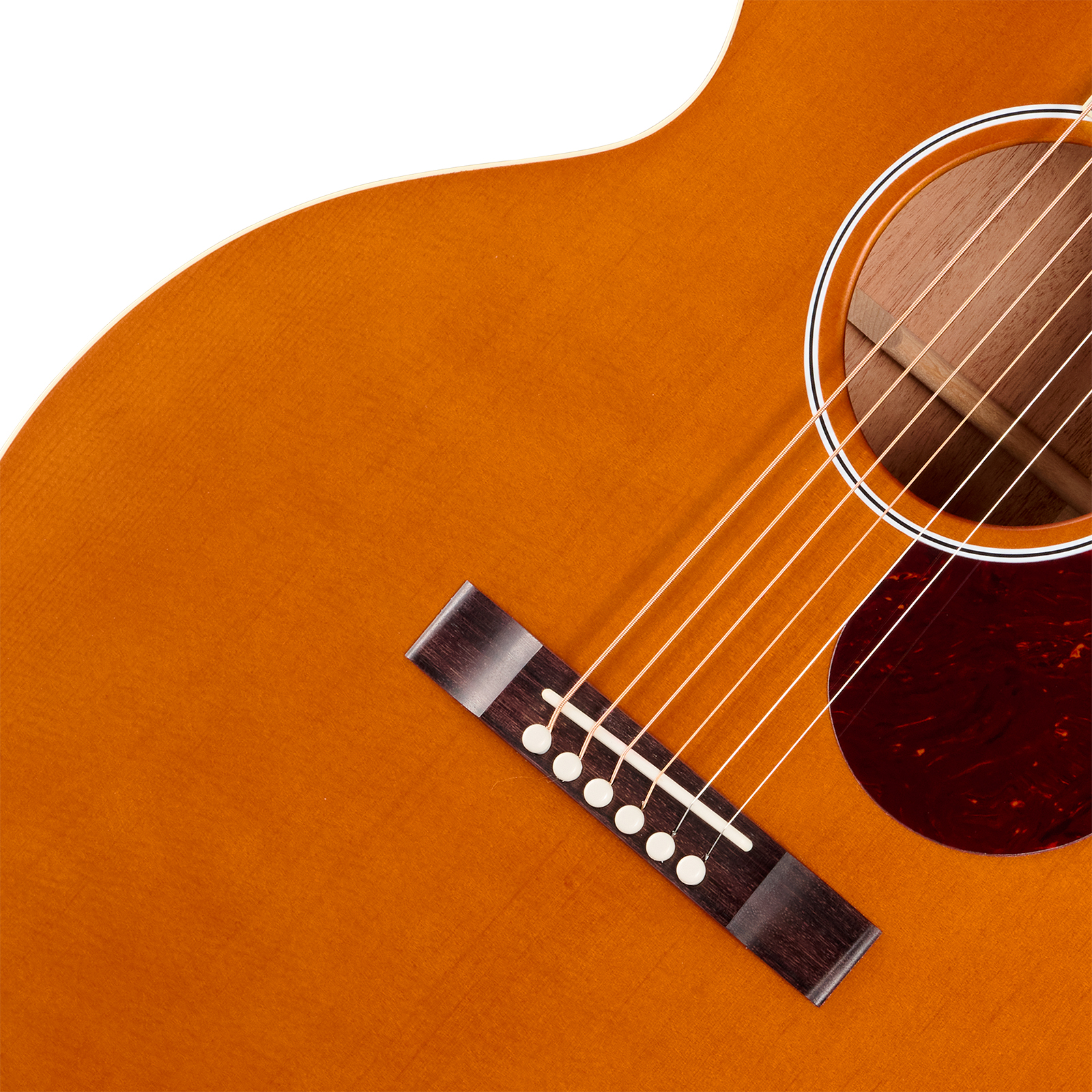 Gibson J185 Century 12-fret Jumbo Shsc Epicea Acajou Rw - Vintage Amber Satin - Folk gitaar - Variation 3