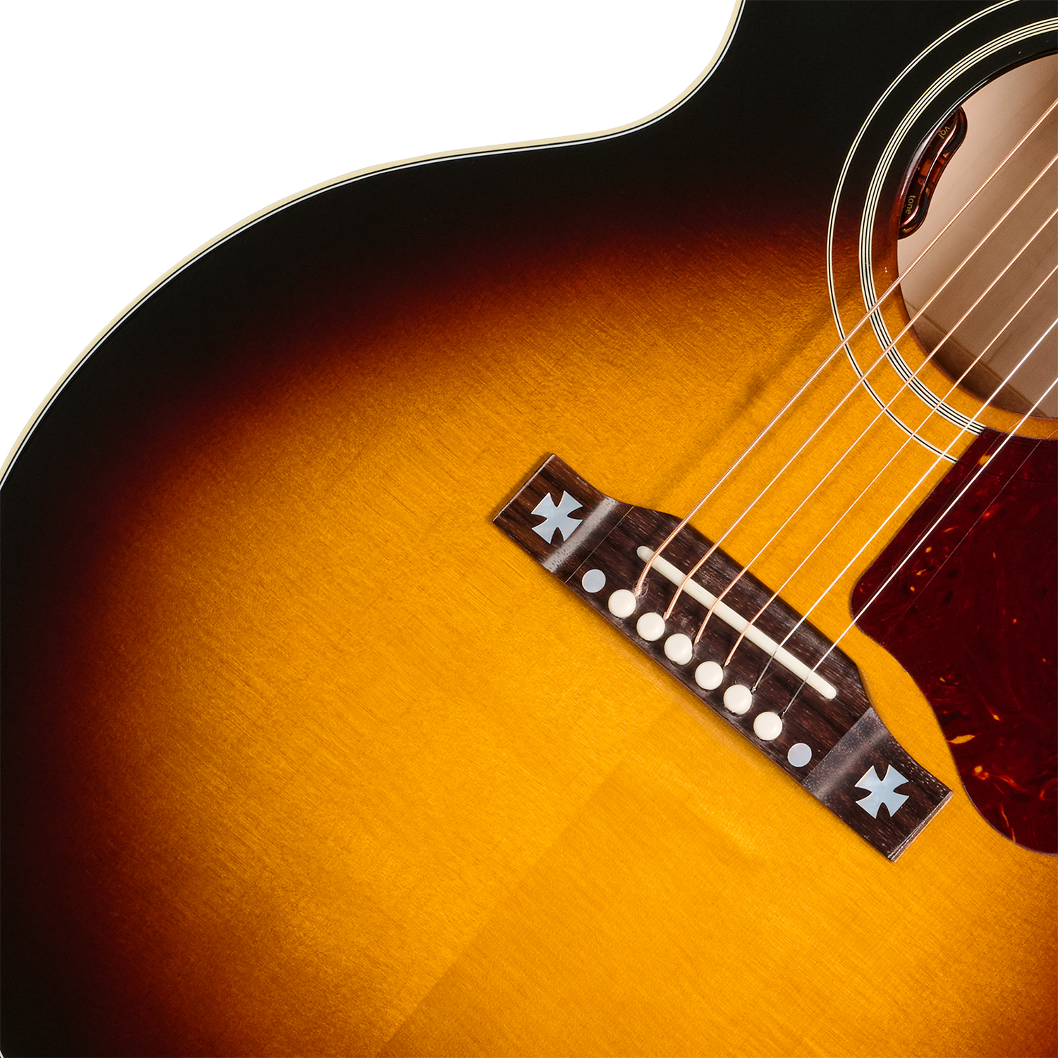 Gibson J185 Original (baggs Hifi Dna) Jumbo Epicea Erable Rw - Vintage Sunburst - Folk gitaar - Variation 3