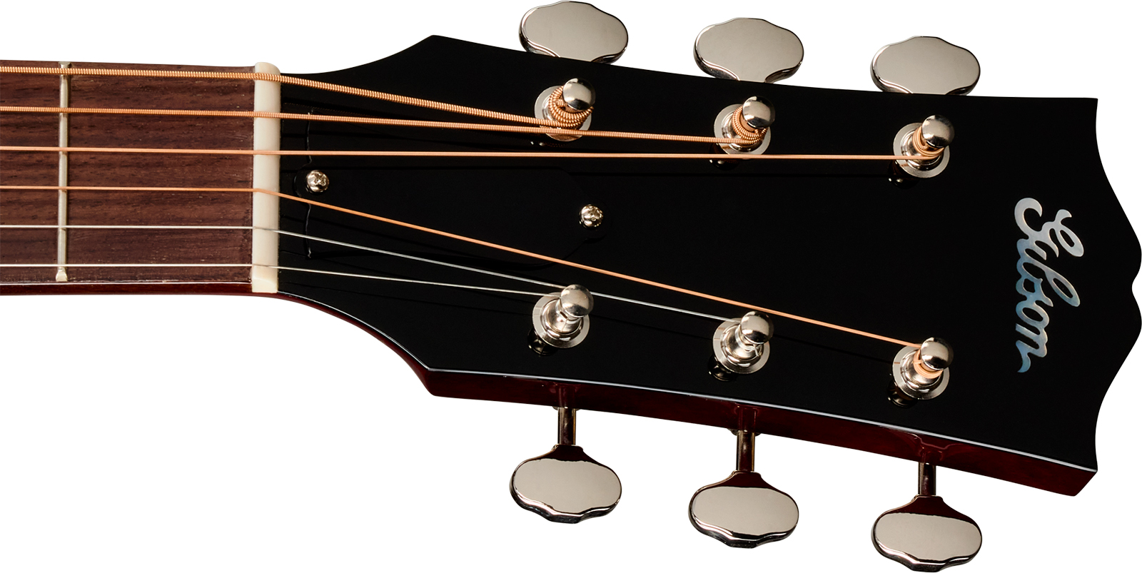 Gibson J45 50s Original (baggs Hifi Dna) Dreadnought Epicea Acajou Rw - Autumn Burst - Folk gitaar - Variation 5