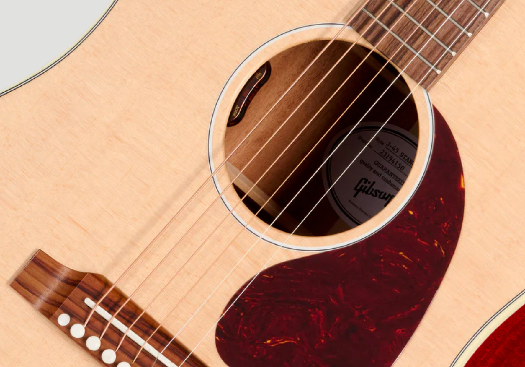 Gibson J45 Standard Modern Dreadnought Epicea Acajou Rw - Natural Gloss - Folk gitaar - Variation 3