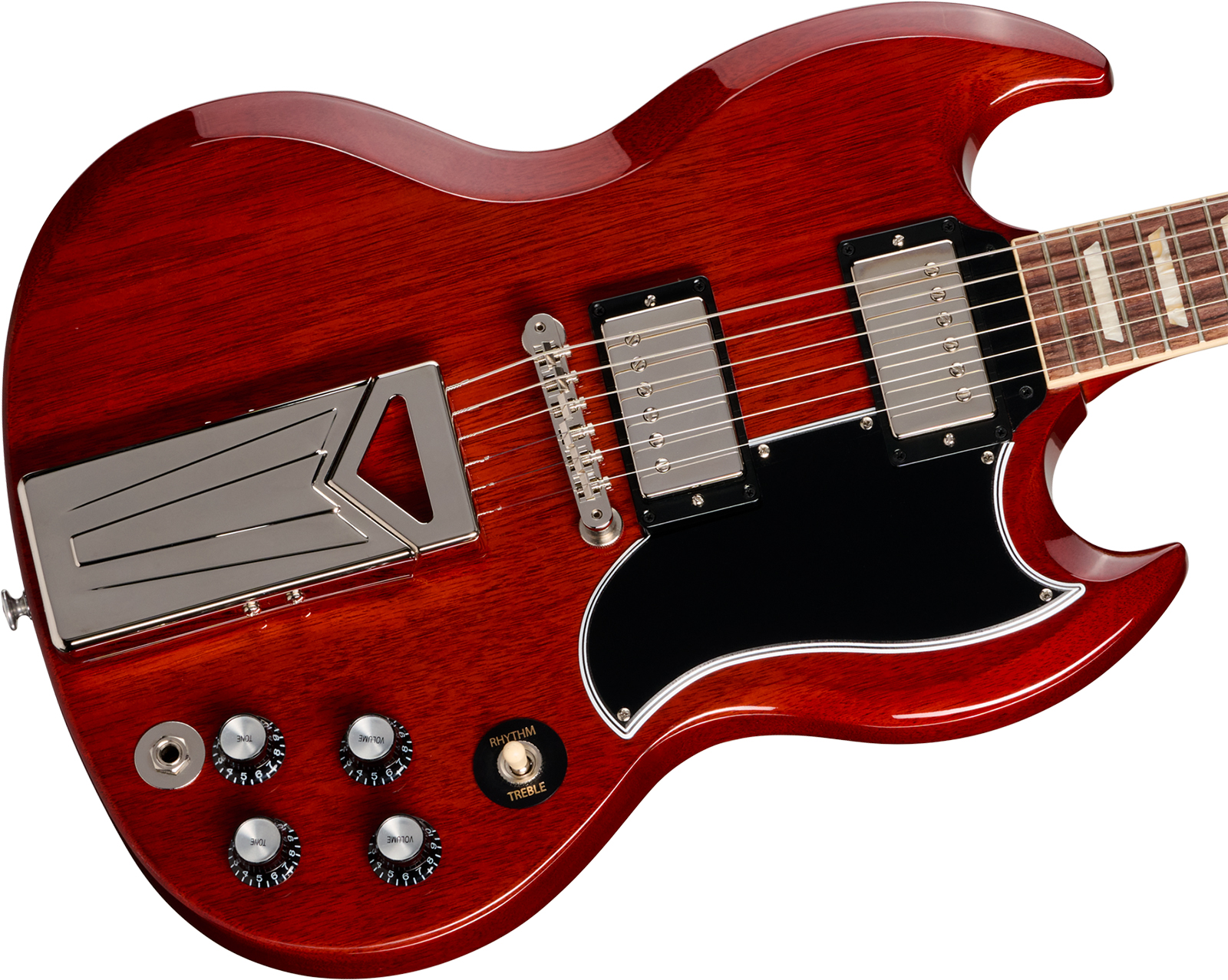 Gibson Jake Kiszka Sg Standard Ltd Signature 2h Ht Rw - Faded Vintage Cherry - Double cut gitaar - Variation 2
