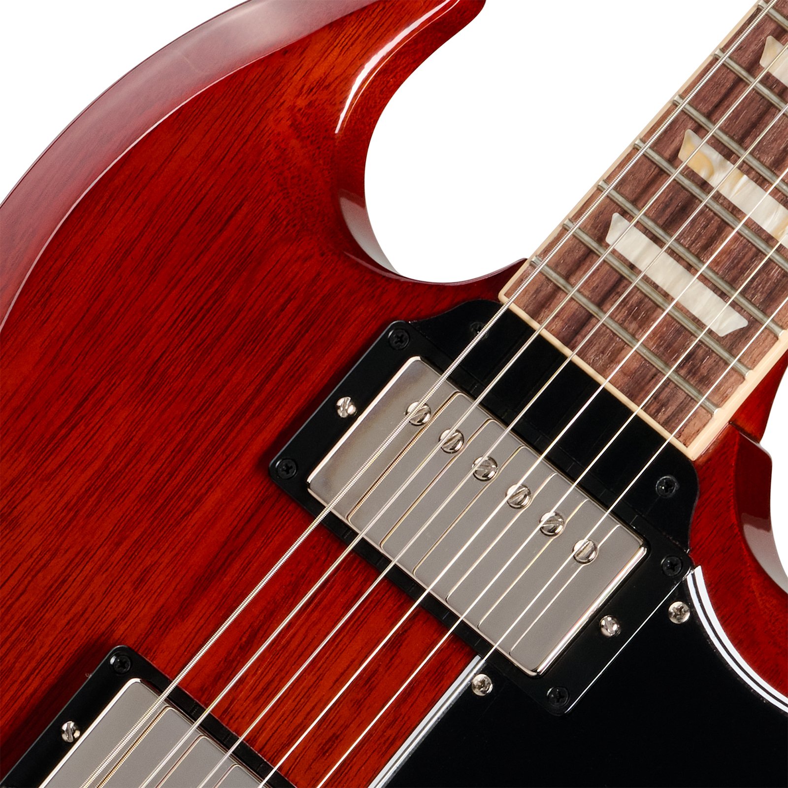 Gibson Jake Kiszka Sg Standard Ltd Signature 2h Ht Rw - Faded Vintage Cherry - Double cut gitaar - Variation 3