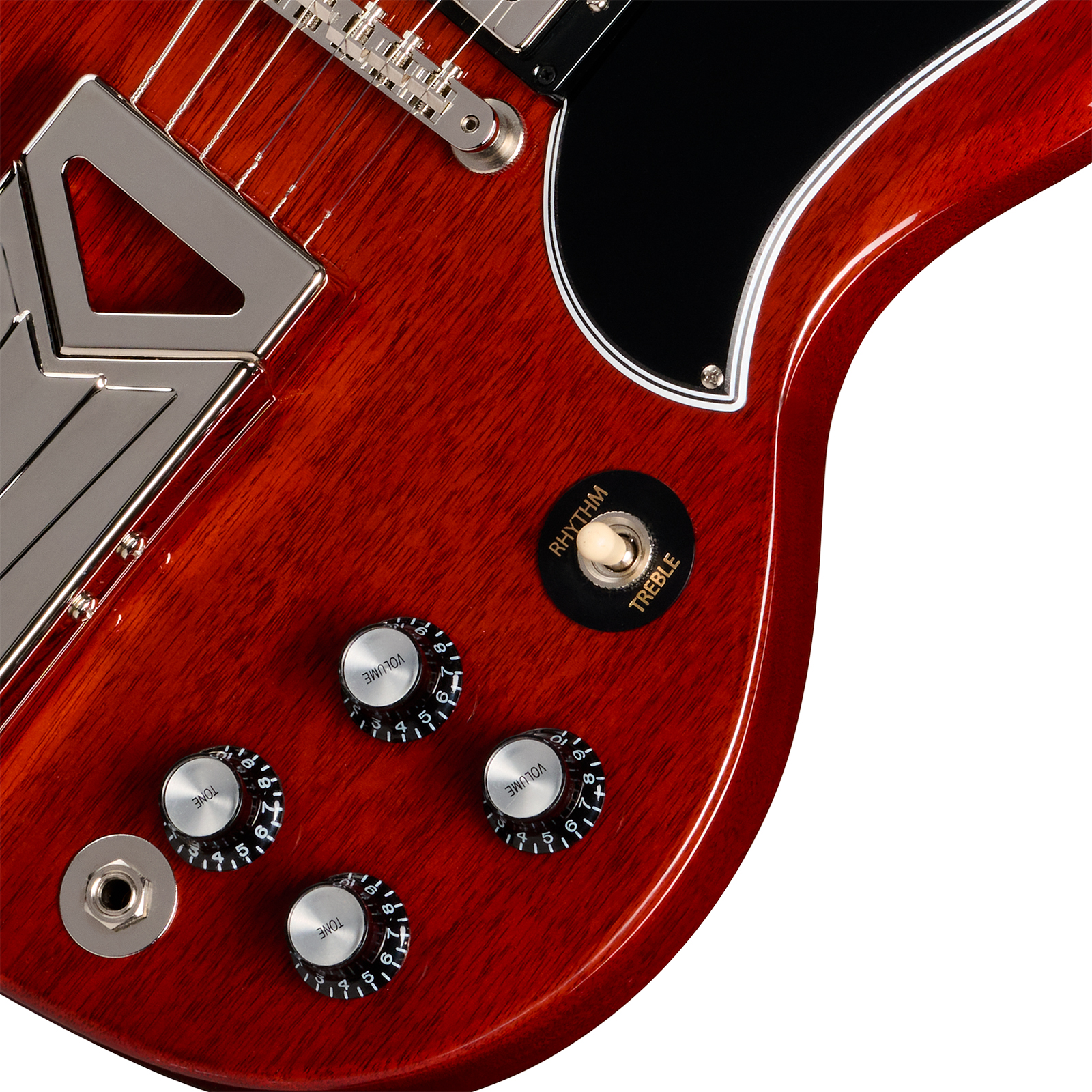 Gibson Jake Kiszka Sg Standard Ltd Signature 2h Ht Rw - Faded Vintage Cherry - Double cut gitaar - Variation 4