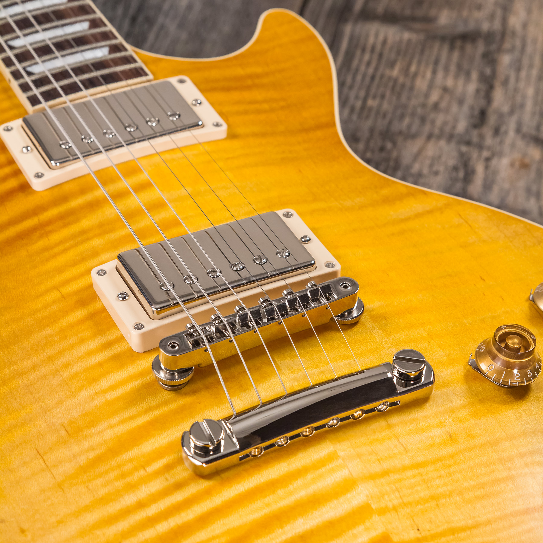 Gibson Kirk Hammett Les Paul Standard Greeny 2h Ht Rw - Greeny Burst - Enkel gesneden elektrische gitaar - Variation 5
