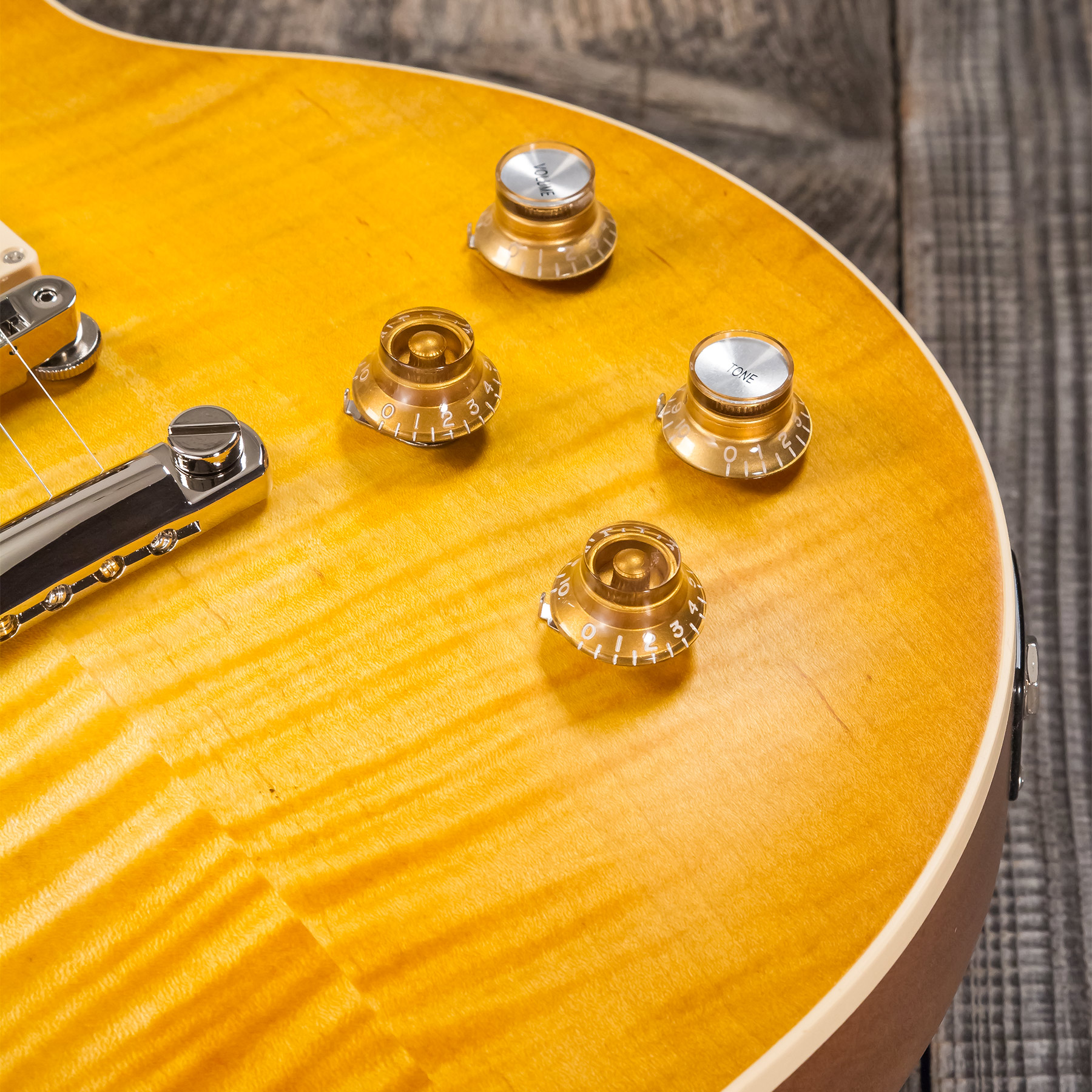 Gibson Kirk Hammett Les Paul Standard Greeny 2h Ht Rw - Greeny Burst - Enkel gesneden elektrische gitaar - Variation 6