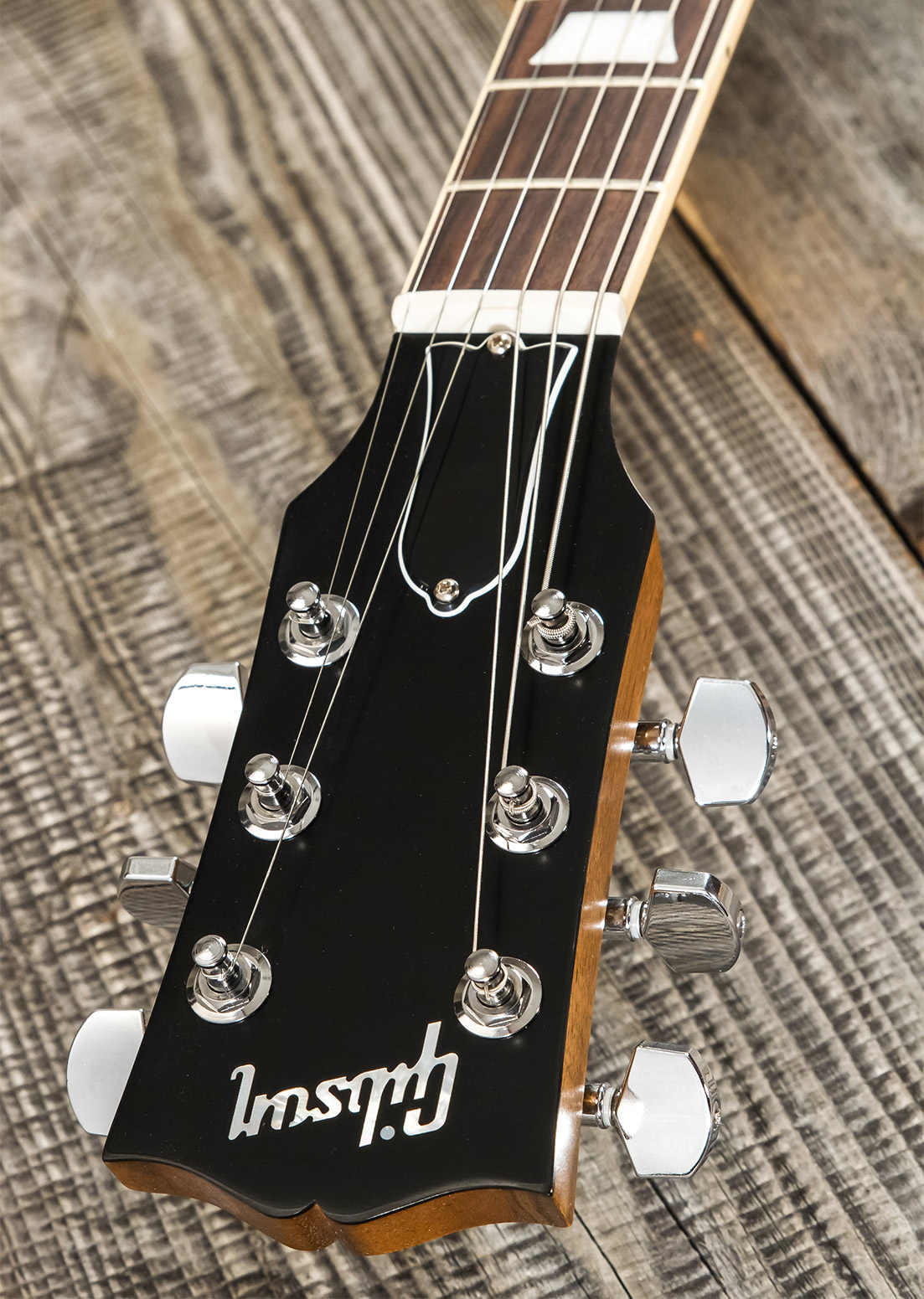 Gibson Kirk Hammett Les Paul Standard Greeny 2h Ht Rw - Greeny Burst - Enkel gesneden elektrische gitaar - Variation 8