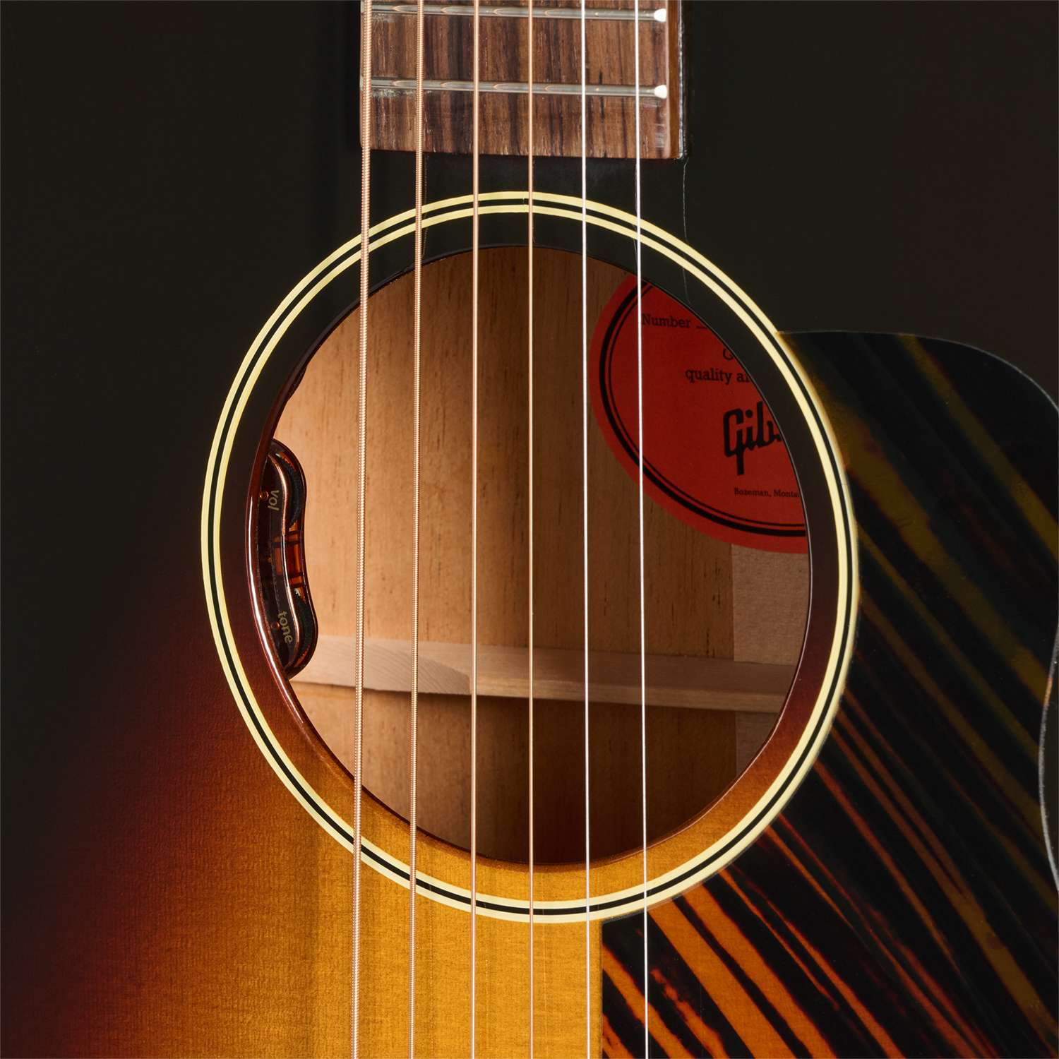 Gibson L00 Original (baggs Hifi Dna) Parlor Epicea Acajou Rw - Vintage Sunburst - Folk gitaar - Variation 4