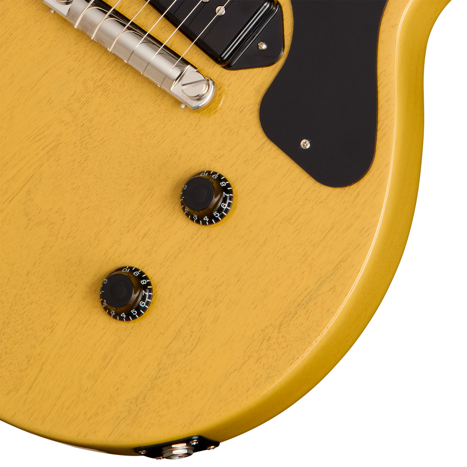 Gibson Les Paul Junior Dc Usa 2s P90 Ht Rw - Tv Yellow - Double cut gitaar - Variation 9